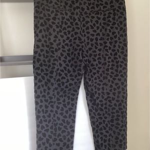 Ann Taylor black velvet heart straight leg pants nwts sz 18